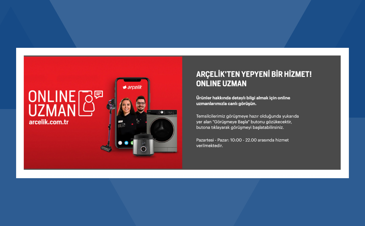 A New Era in Shopping with Arçelik: 1:1 Live Video Shopping Experience